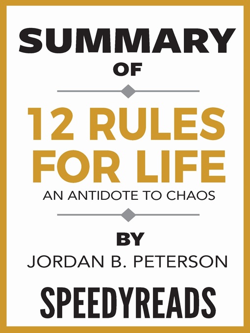Title details for Summary of 12 Rules for Life by SpeedyReads - Available